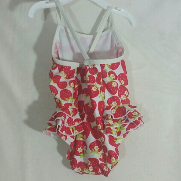 Penelope Mack Strawberry Ruffle One Piece - Picture 6 of 8